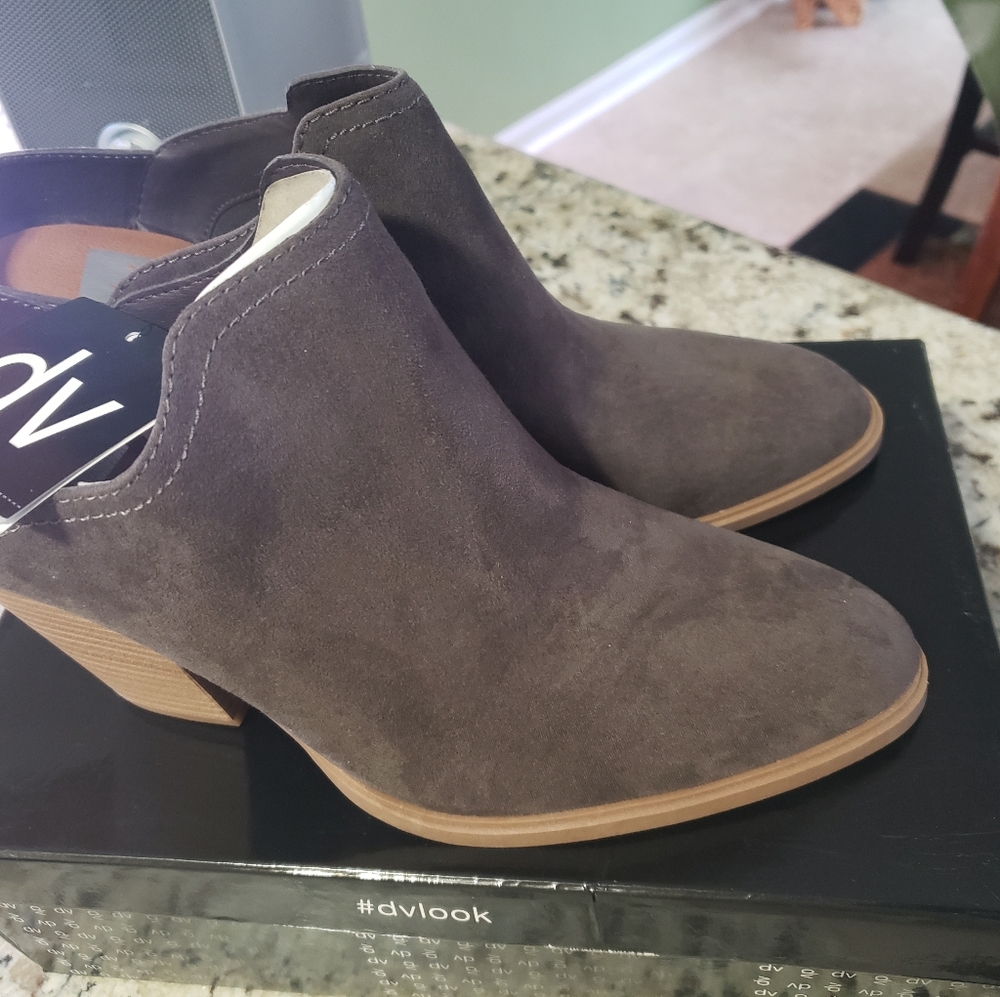 Dolce Vita Grey Mule Booties